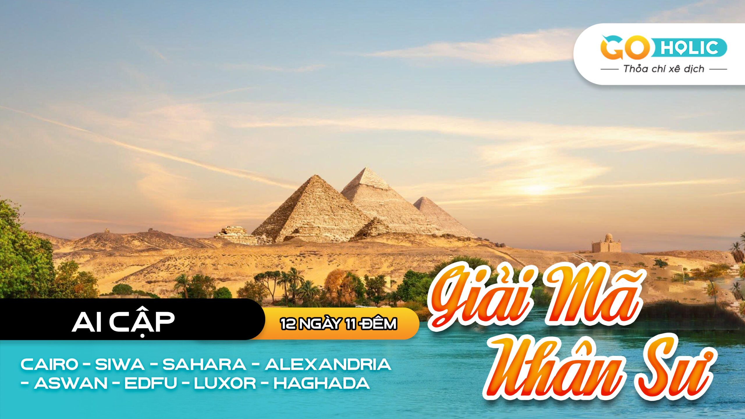 KHÁM PHÁ NỀN VĂN MINH AI CẬP – GIẢI MÃ NHÂN SƯ